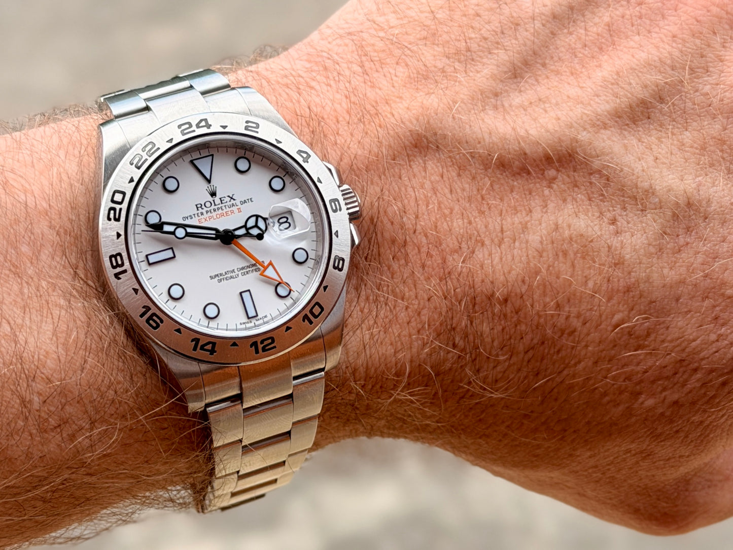 2017 Rolex Explorer II 216570 Polar - Full Set