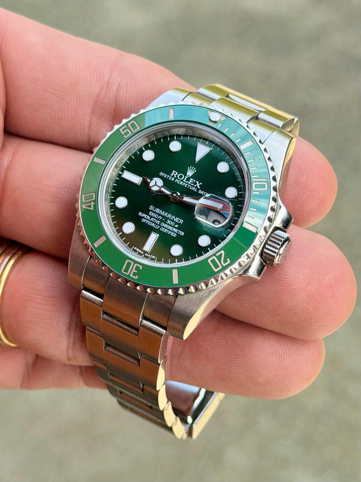 Rolex Submariner Date “Hulk” | 116610LV | G Serial Mk1 Dial