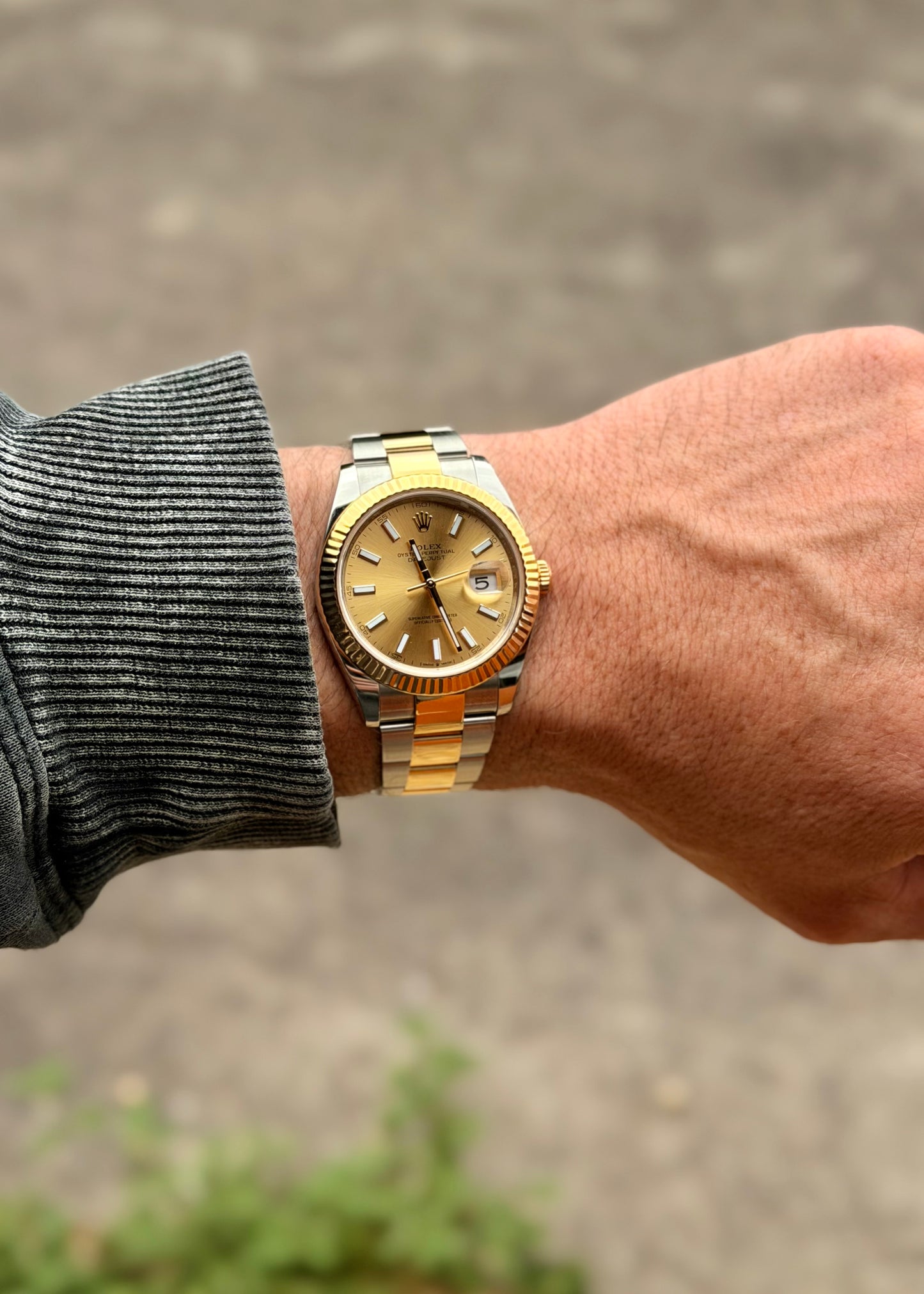 2023 Rolex DJ41 - 126333 Champagne stick - Full Set Local Stock