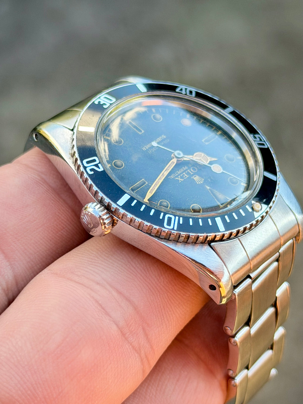 Rolex Submariner “Small Crown” | 6536 | Gilt Two-Line | 1957