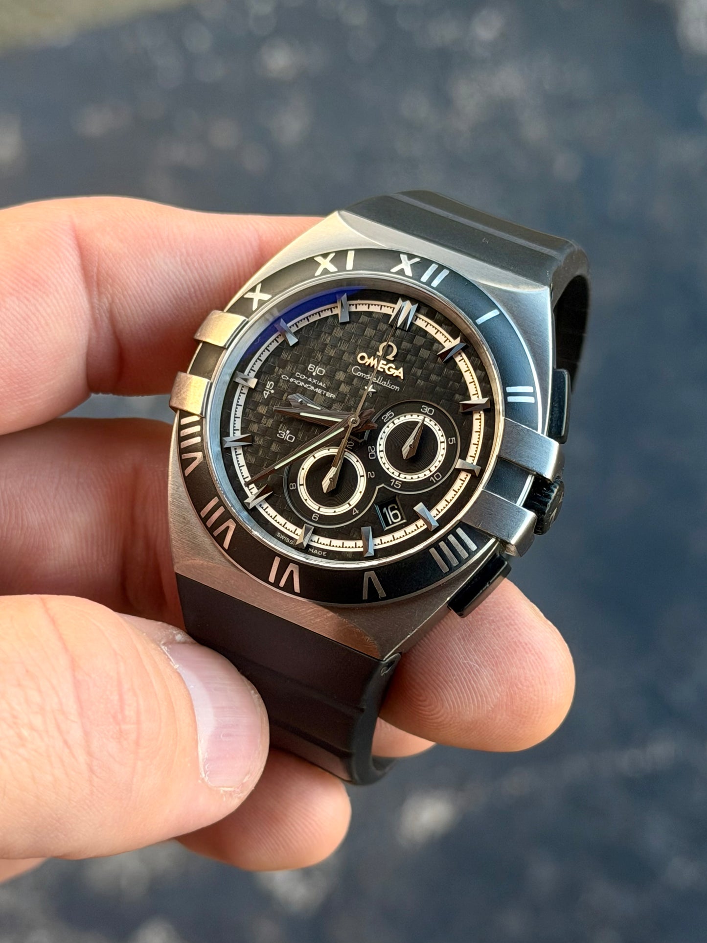 Omega Constellation Double Eagle | 121.92.41.50.01.001 | Full Titanium | Full Set
