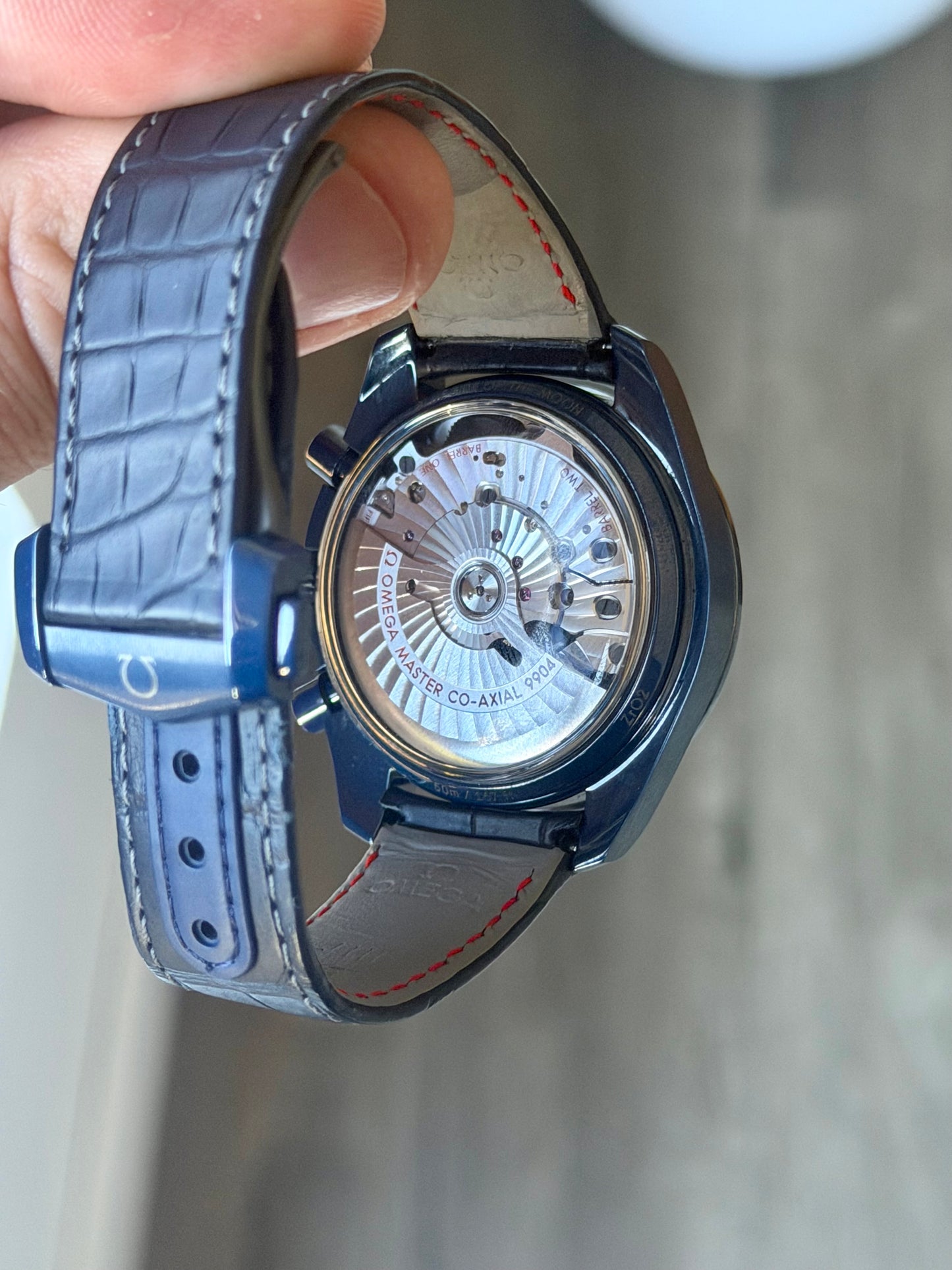 2025 Omega Speedmaster Blue Side of the Moon | Moonphase | Like New