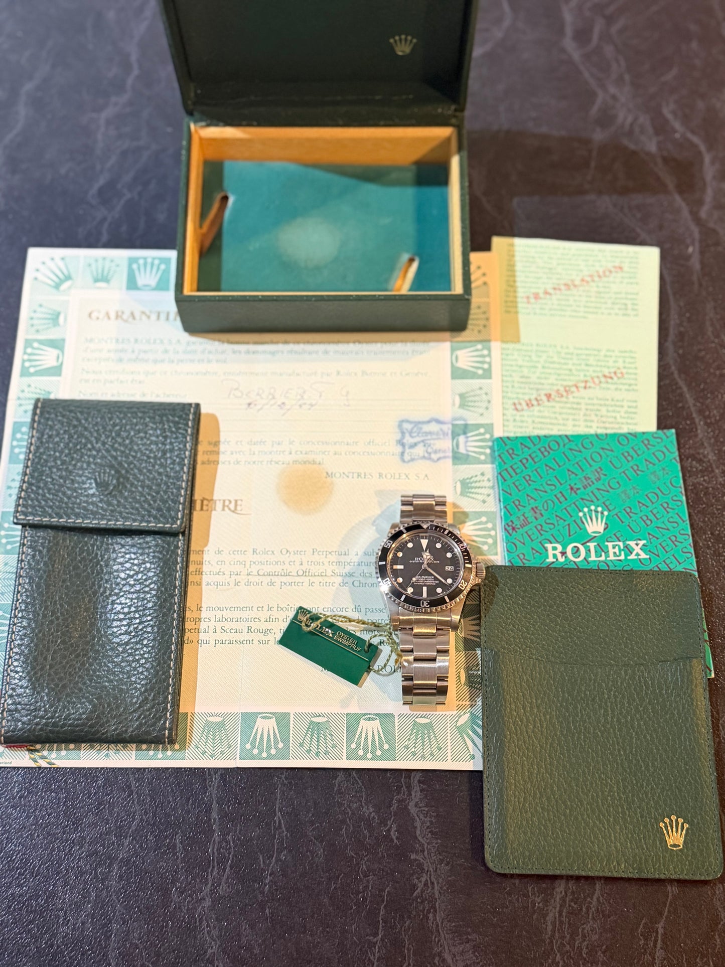 1980 Rolex Sea-Dweller 1665 “Great White” | Mk III dial | Box & Papers