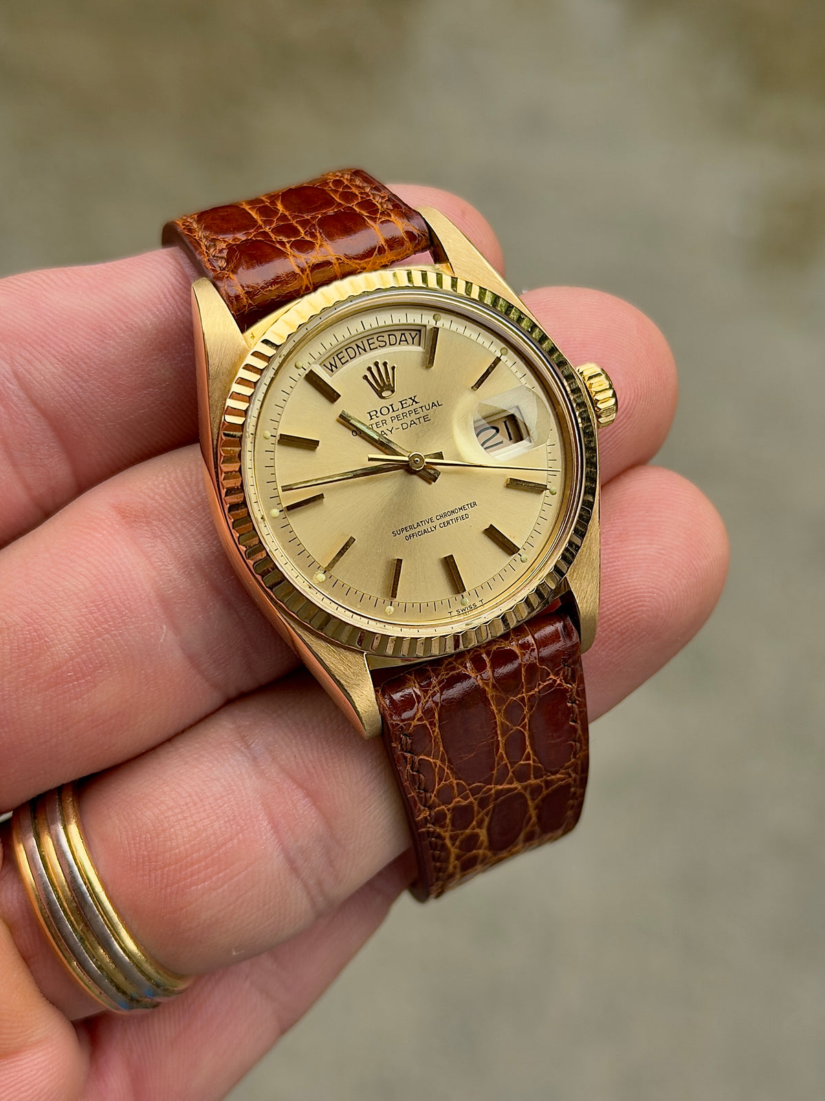 1974 Rolex Day-Date 36 | 1803 | Champagne Dial | Fully Serviced