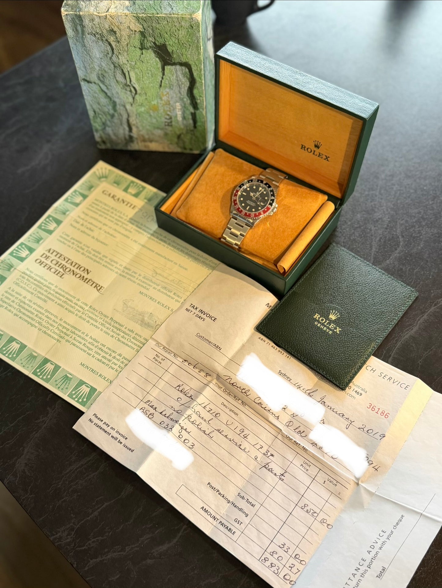 1998 Rolex GMT-Master II 16710 “Coke” | 40mm Steel | Box & Papers