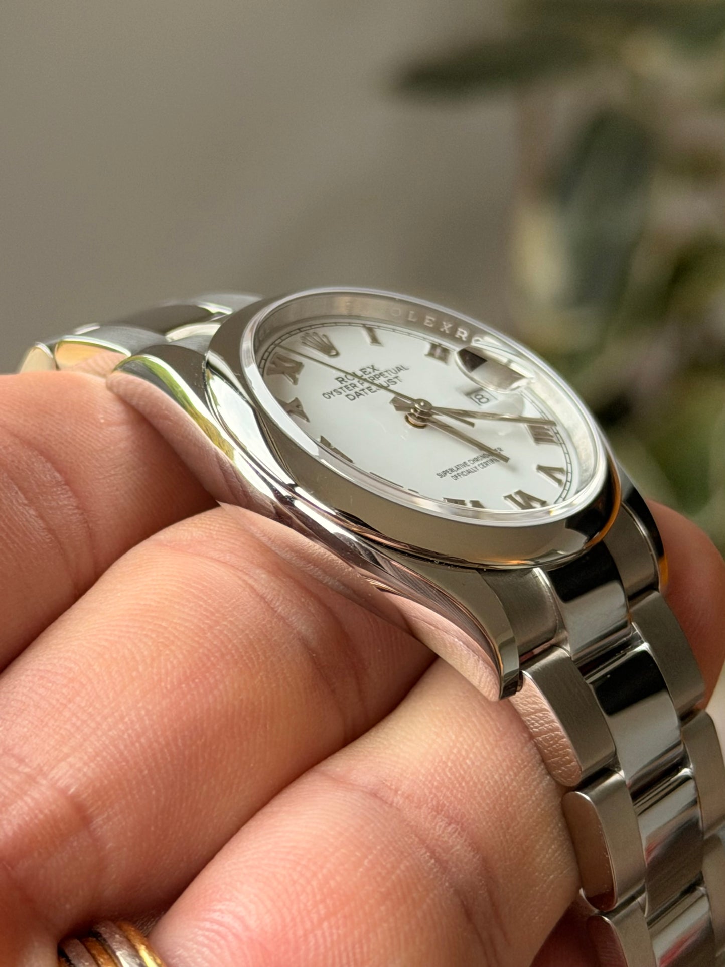 2024 Rolex Datejust 36 | White Roman Dial | Smooth Bezel | Oyster Bracelet