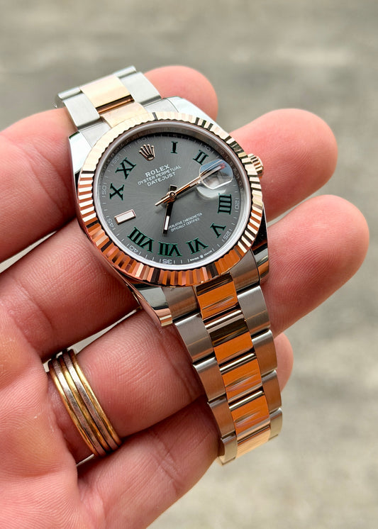 2026 Rolex DJ41 | 126331 Wimbledon | Full Set | 18k Rose Gold