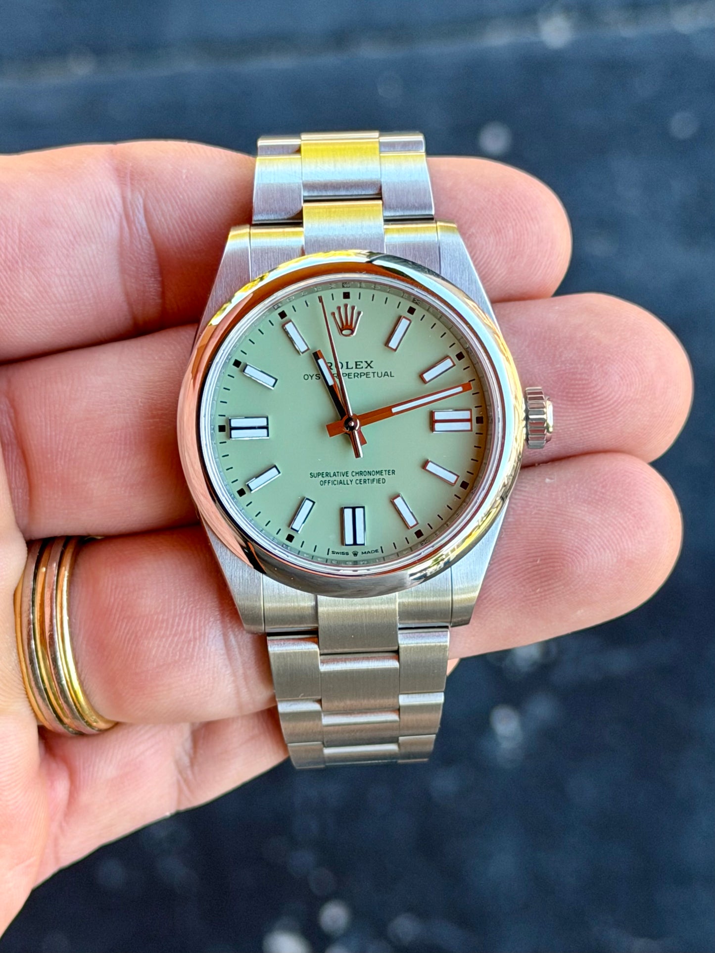 2025 Rolex OP41 -Pistachio LNIB
