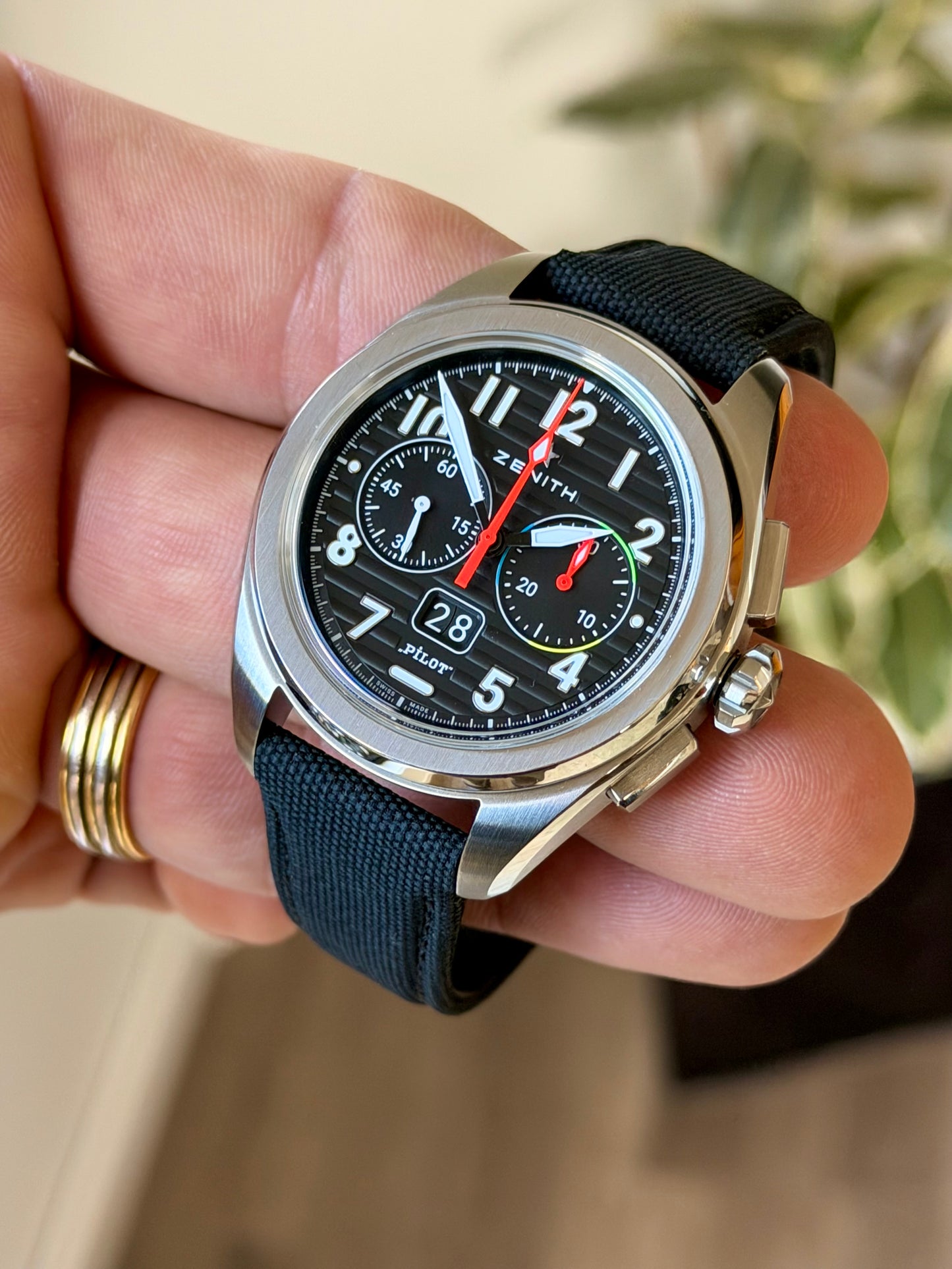 2026 Zenith Pilot Big Date Flyback “Rainbow” | Full Set like new
