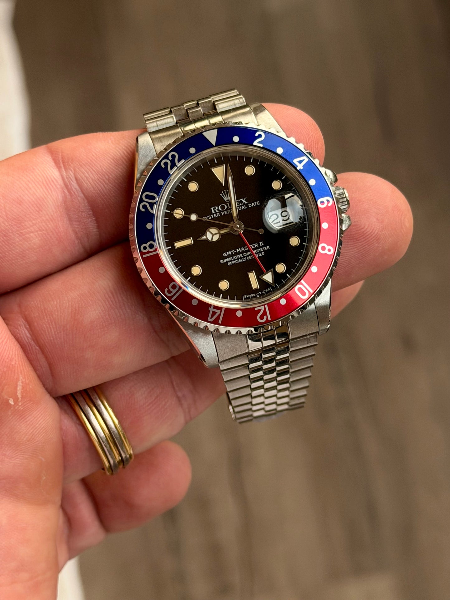 1991 Rolex GMT-Master II “Pepsi” | 16710 | Box, Books & Tags