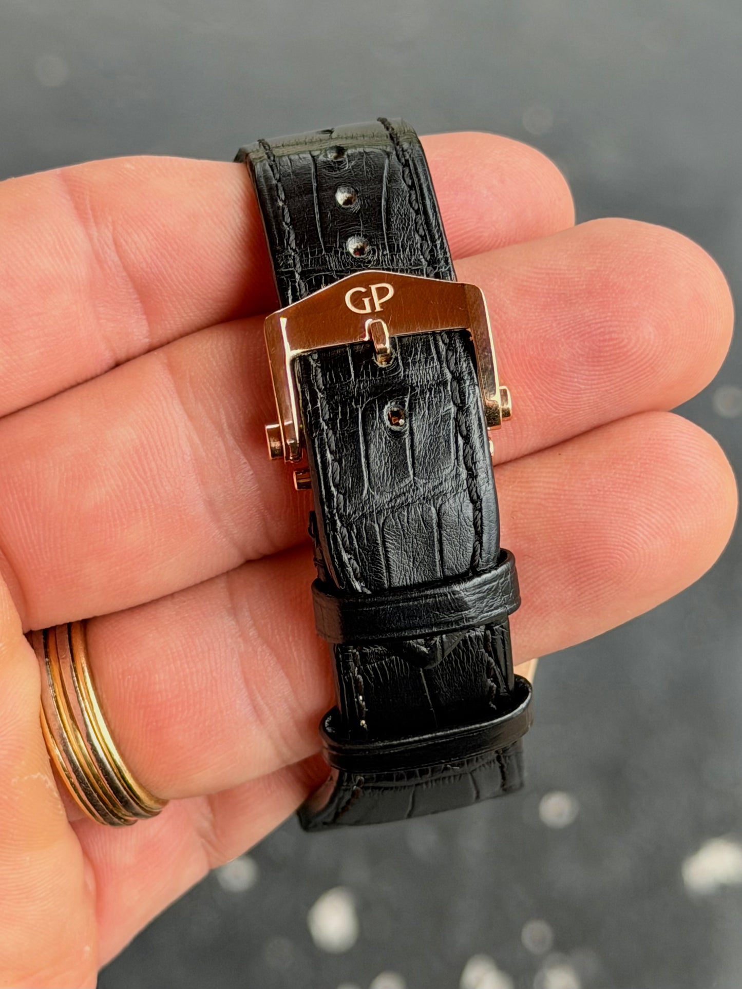 2026 Girard-Perregaux Laureato 42mm | Rose Gold | Onyx Dial | Full Set - New