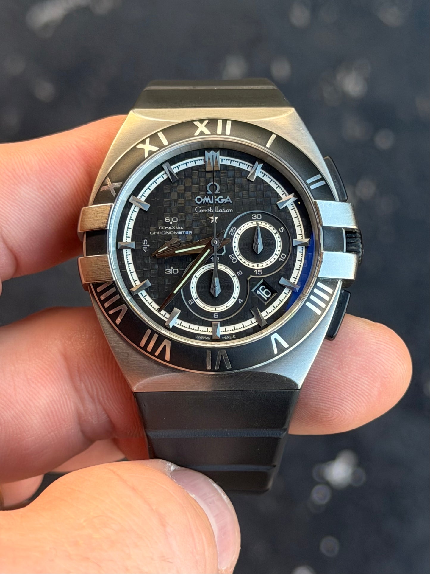 Omega Constellation Double Eagle | 121.92.41.50.01.001 | Full Titanium | Full Set