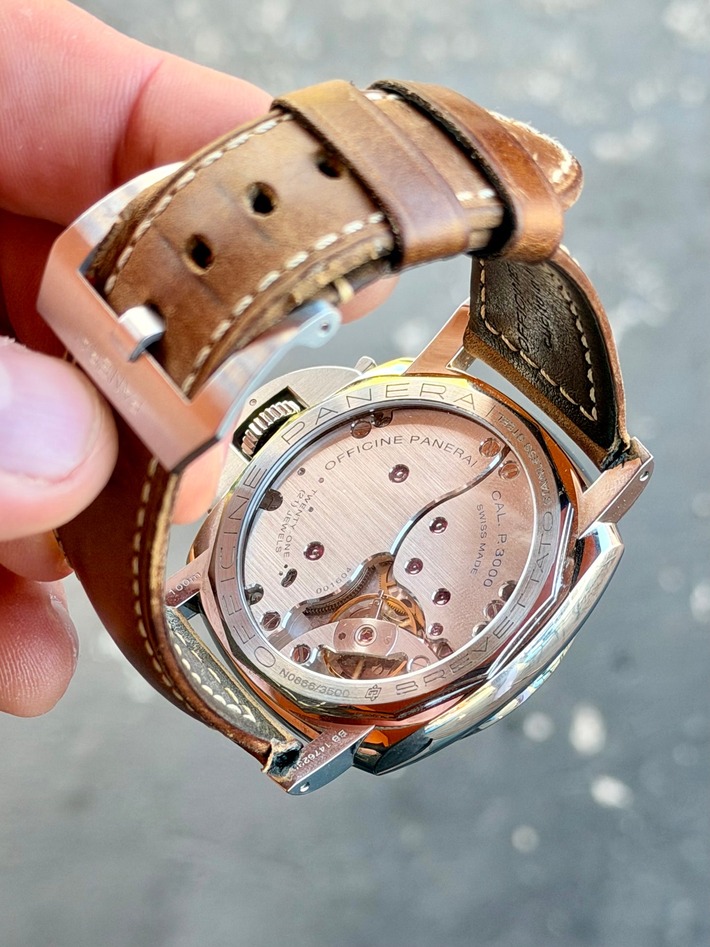 2011 Panerai Luminor 1950 3 Days | PAM00372 | Full Set + 4 Straps + Spare Crystal