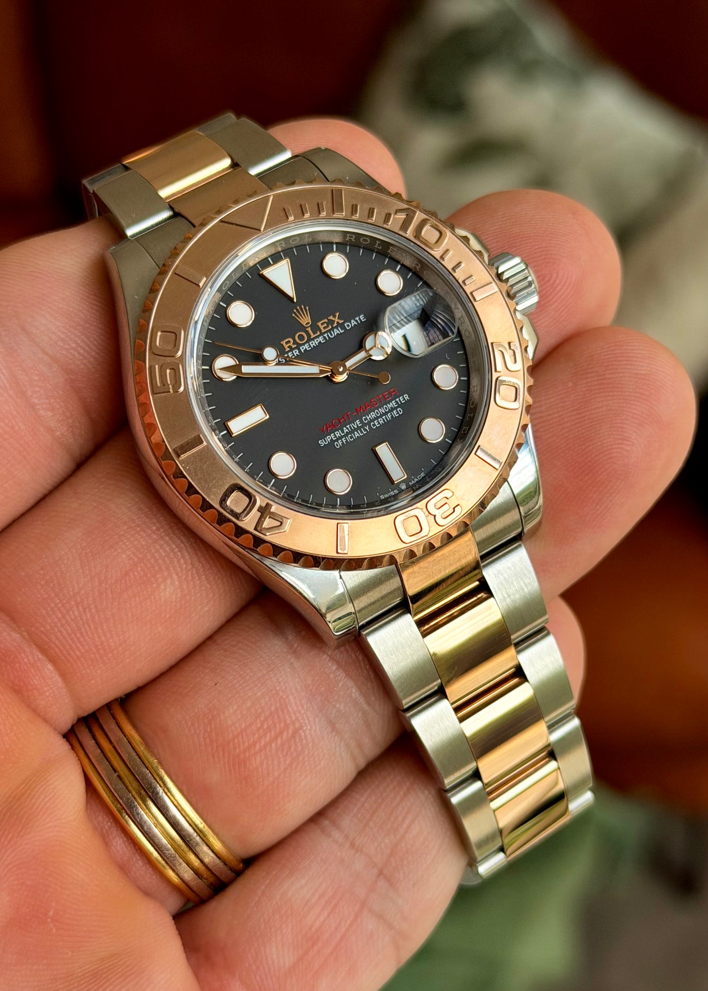 2022 Rolex Yacht-Master 40 |  18k Everose Gold | 126621 Box and Papers