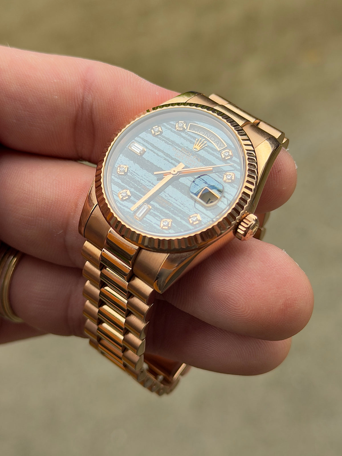 2016 Rolex Day-Date 36 | 118235 | Ferrite Diamond Dial | Full Set
