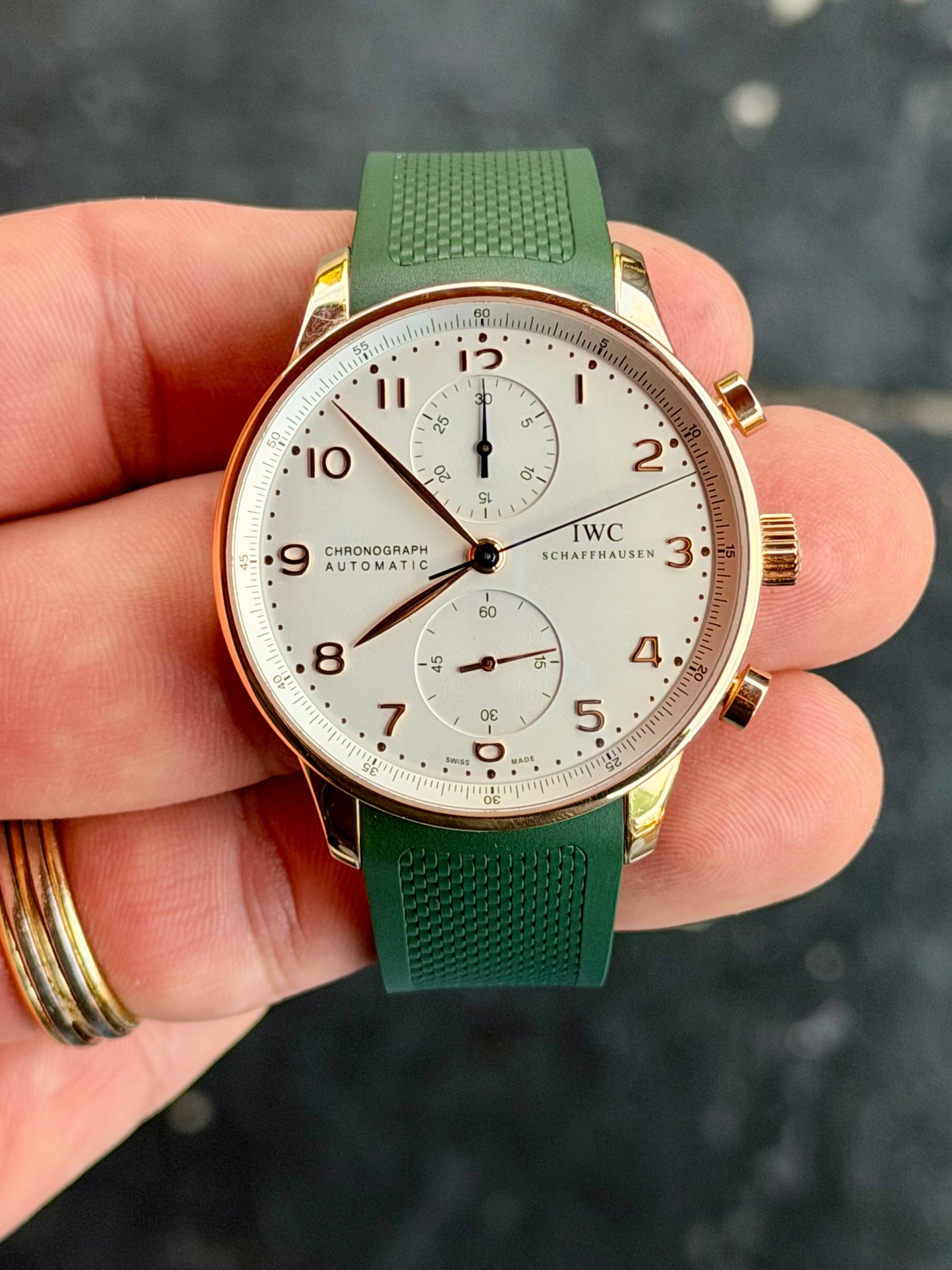 2014 IWC Portuguese Chronograph 40.9mm 18k Rose Gold | IW371480