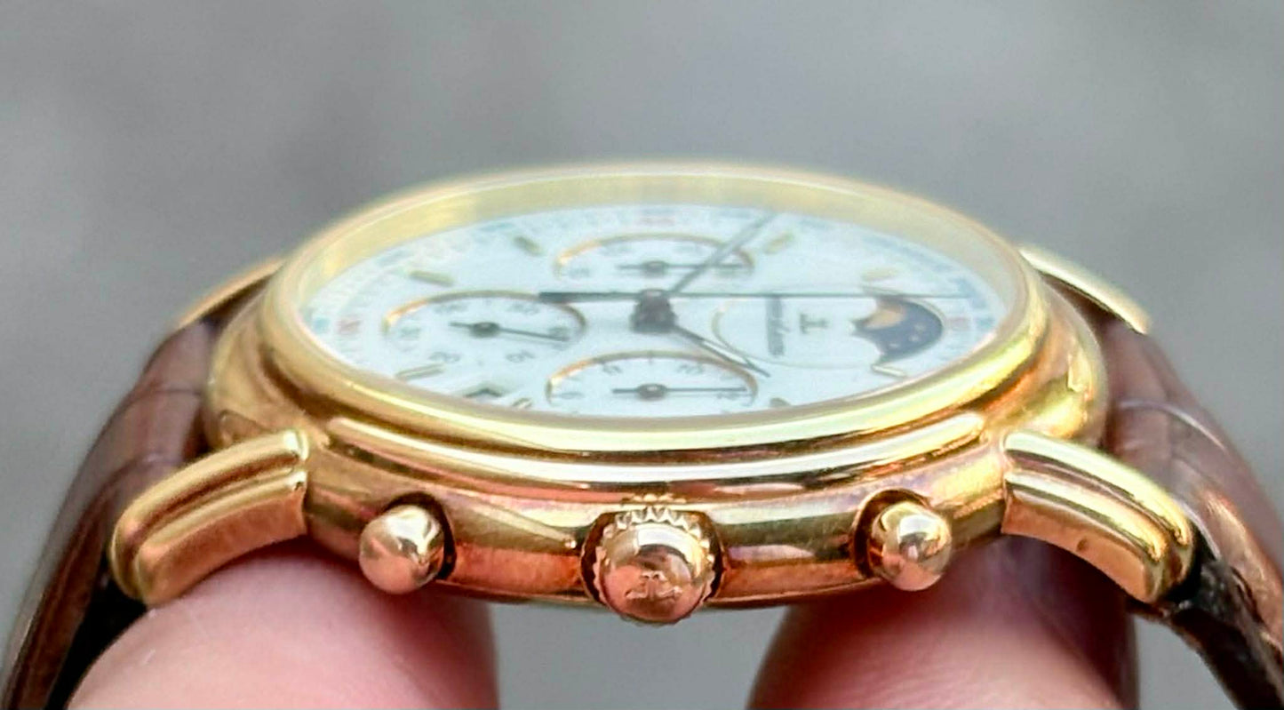 Jaeger-LeCoultre Odysseus | Ref. 165.7.3S | Chronograph Moonphase Pulsometer | 18k Yellow Gold