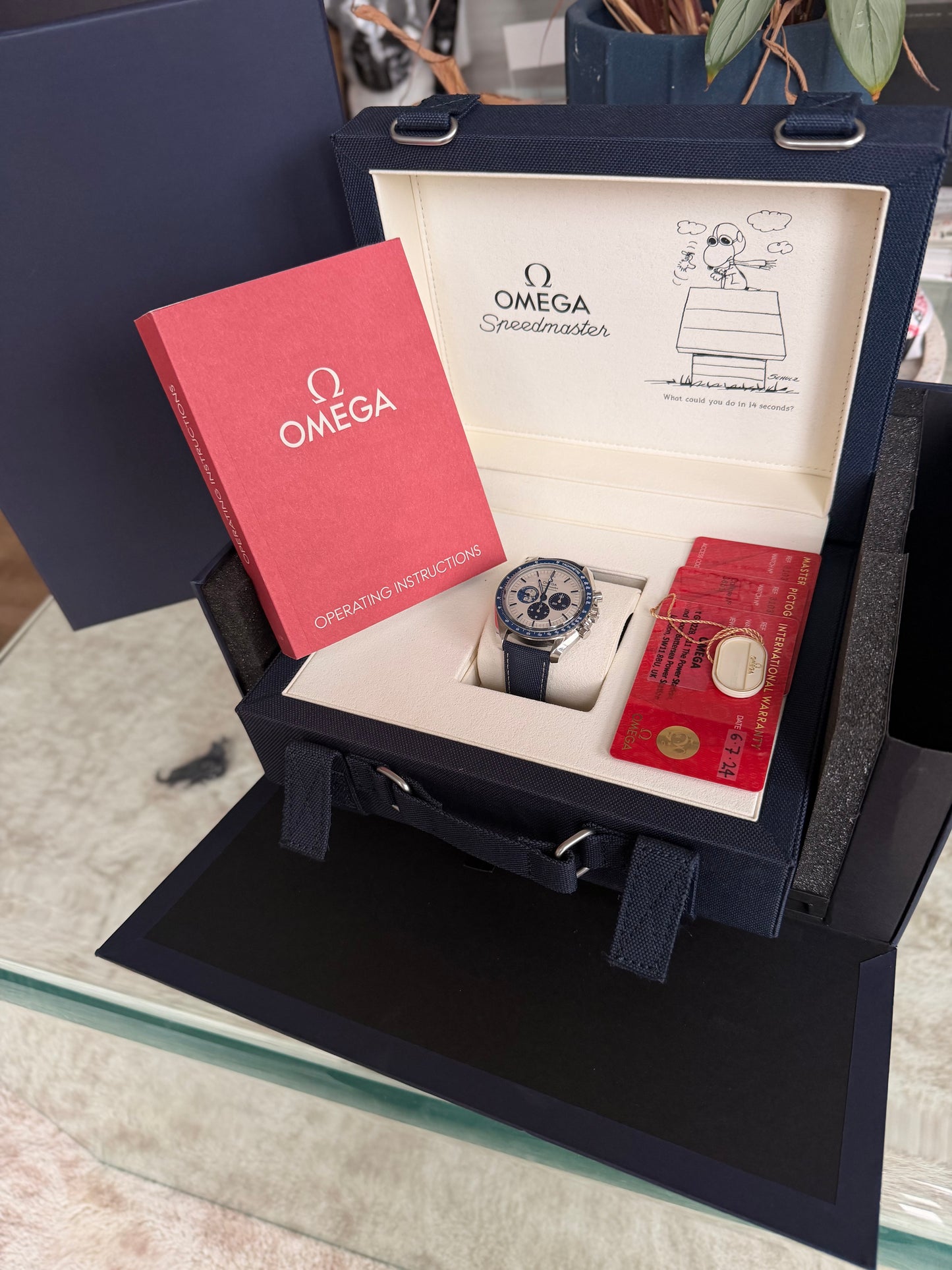 Omega Speedmaster Silver Snoopy Award 50th Anniversary | 2024 | Full Set