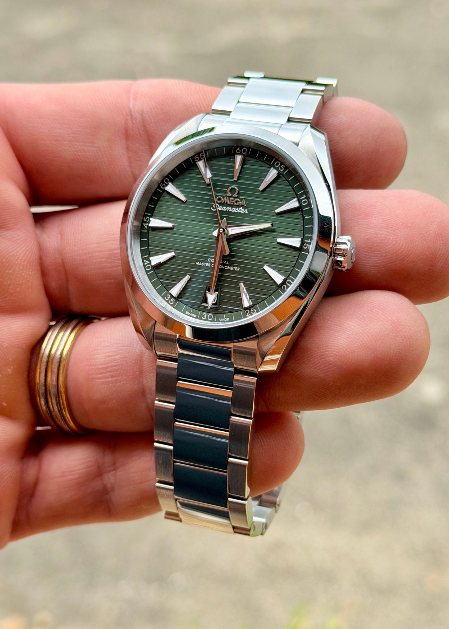 Omega Aquaterra Green Dial | 2025 | Full Set