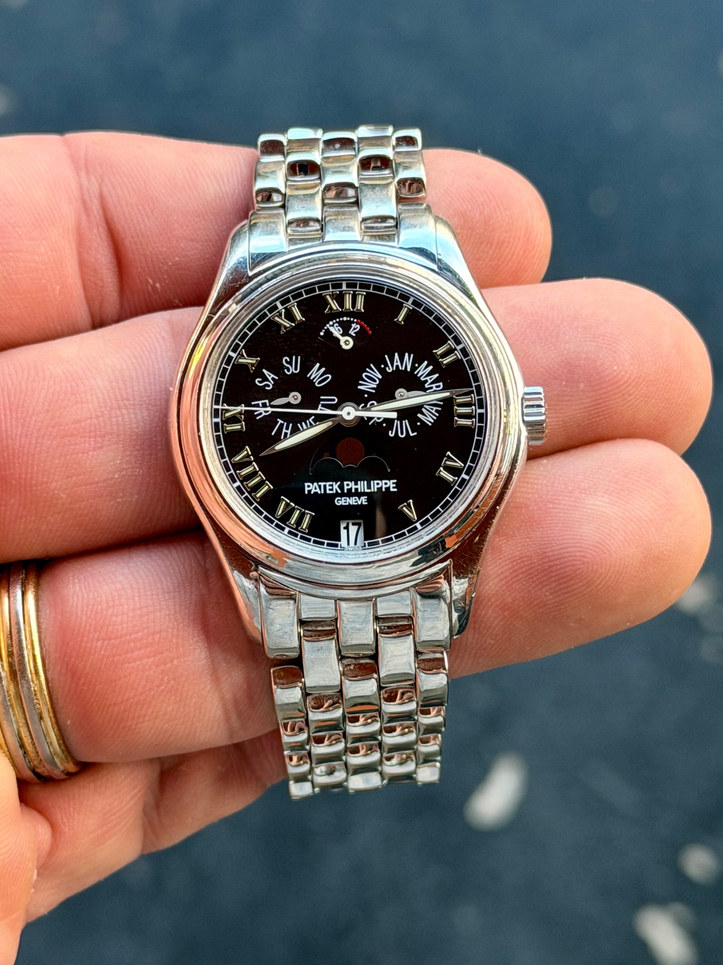 Circa 2000 Patek Philippe Annual Calendar | Moonphase | 18k White Gold | 5036/1