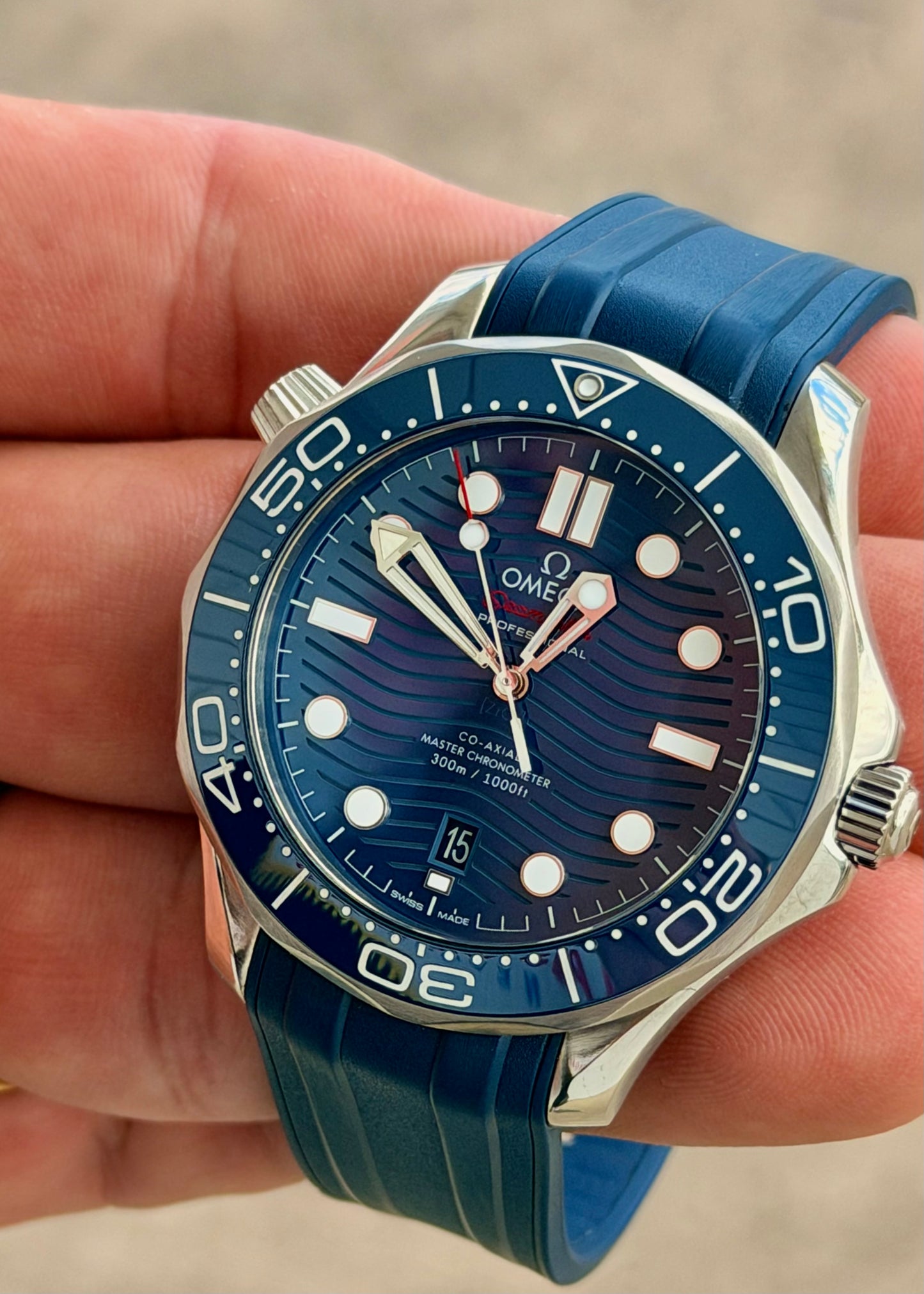 2023 Omega Seamaster Blue - Full Set