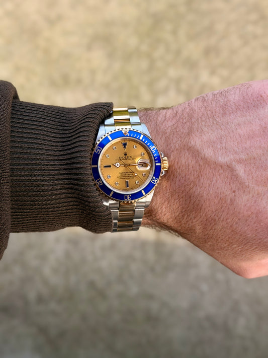 1991 Rolex Submariner Date “Serti” | Champagne Dial | Watch Only