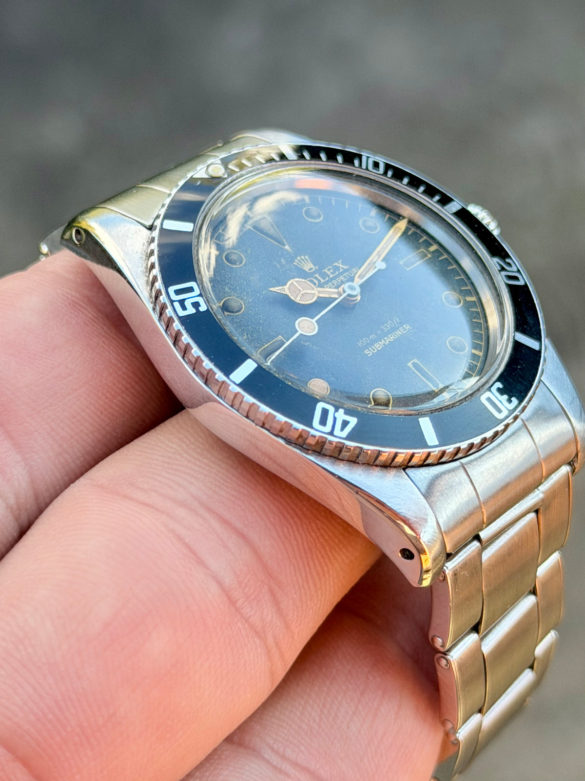 Rolex Submariner “Small Crown” | 6536 | Gilt Two-Line | 1957