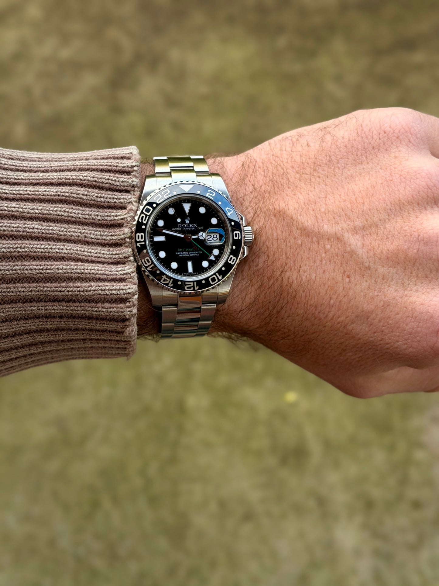 2010 Rolex GMT-Master II "Green Arrow" | 116710LN | Box & Papers