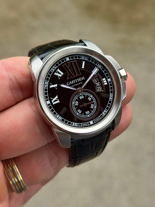 2010 Cartier Calibre de Cartier | 42mm | Black Dial | Full Set