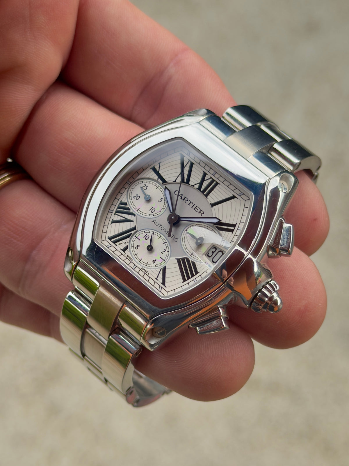 2014 Cartier Roadster Chronograph XL | W62019X6 | Watch, Box & Books