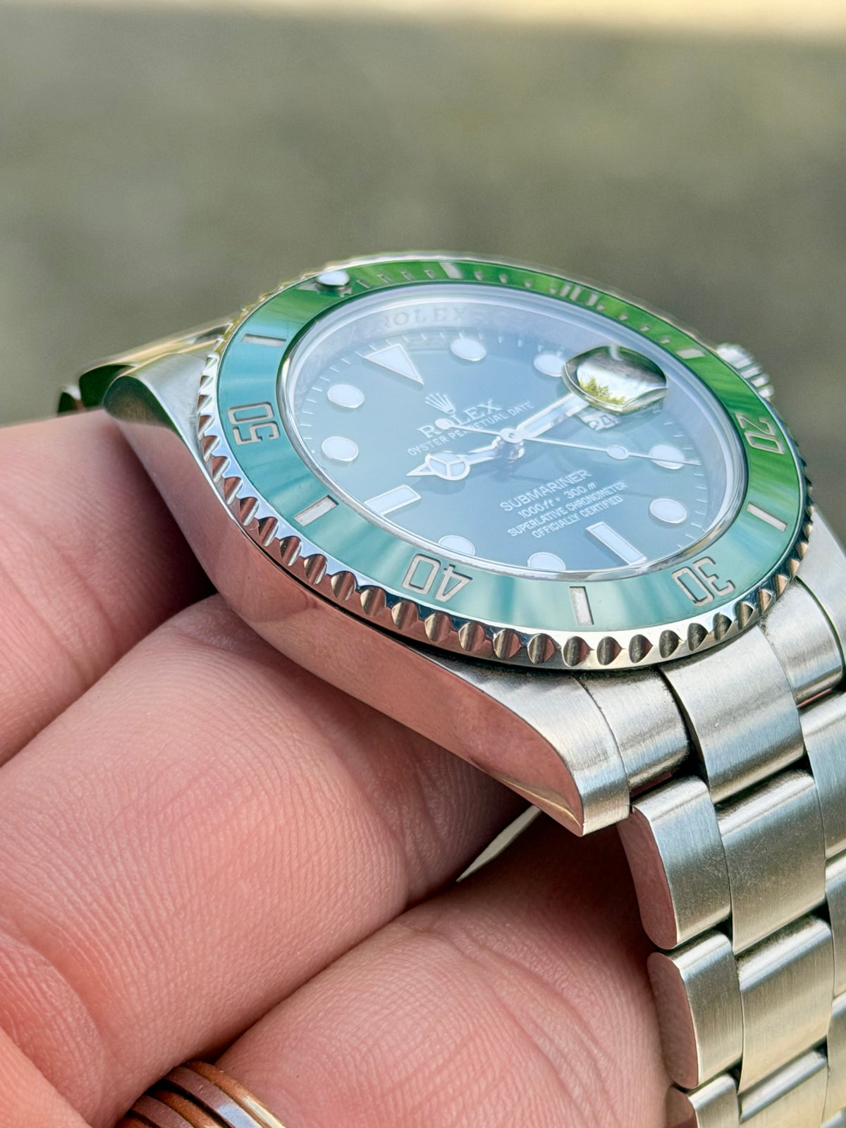 Rolex Submariner Date “Hulk” | 116610LV | G Serial Mk1 Dial