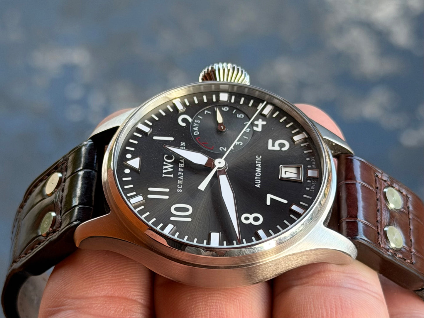 2011  IWC Big Pilot | 7-Day Power Reserve | 18k White Gold | Full Set | IW500202