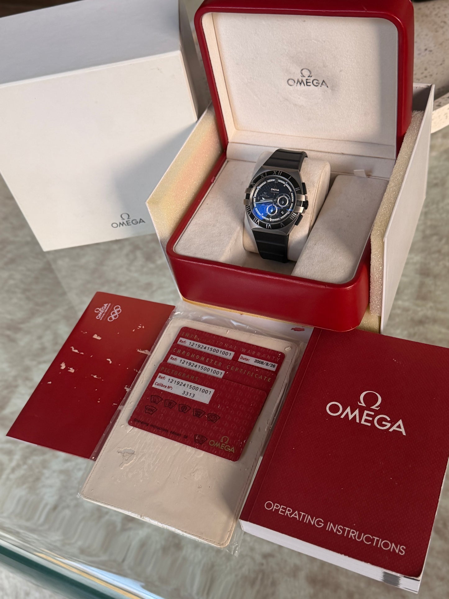 Omega Constellation Double Eagle | 121.92.41.50.01.001 | Full Titanium | Full Set
