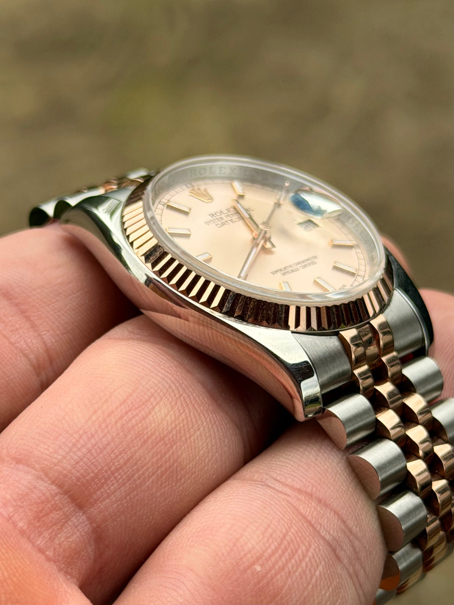 Rolex Datejust 36 | 116231 | Sundust | Rose Gold | Super Jubilee