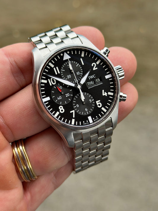 2019 IWC Pilot’s Watch Chronograph | IW377710 | Black Dial