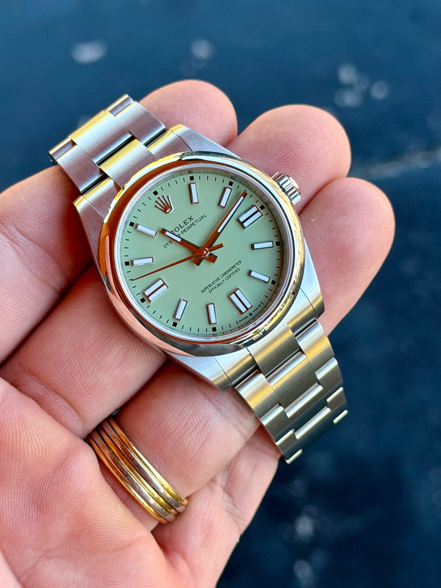 2025 Rolex OP41 -Pistachio LNIB