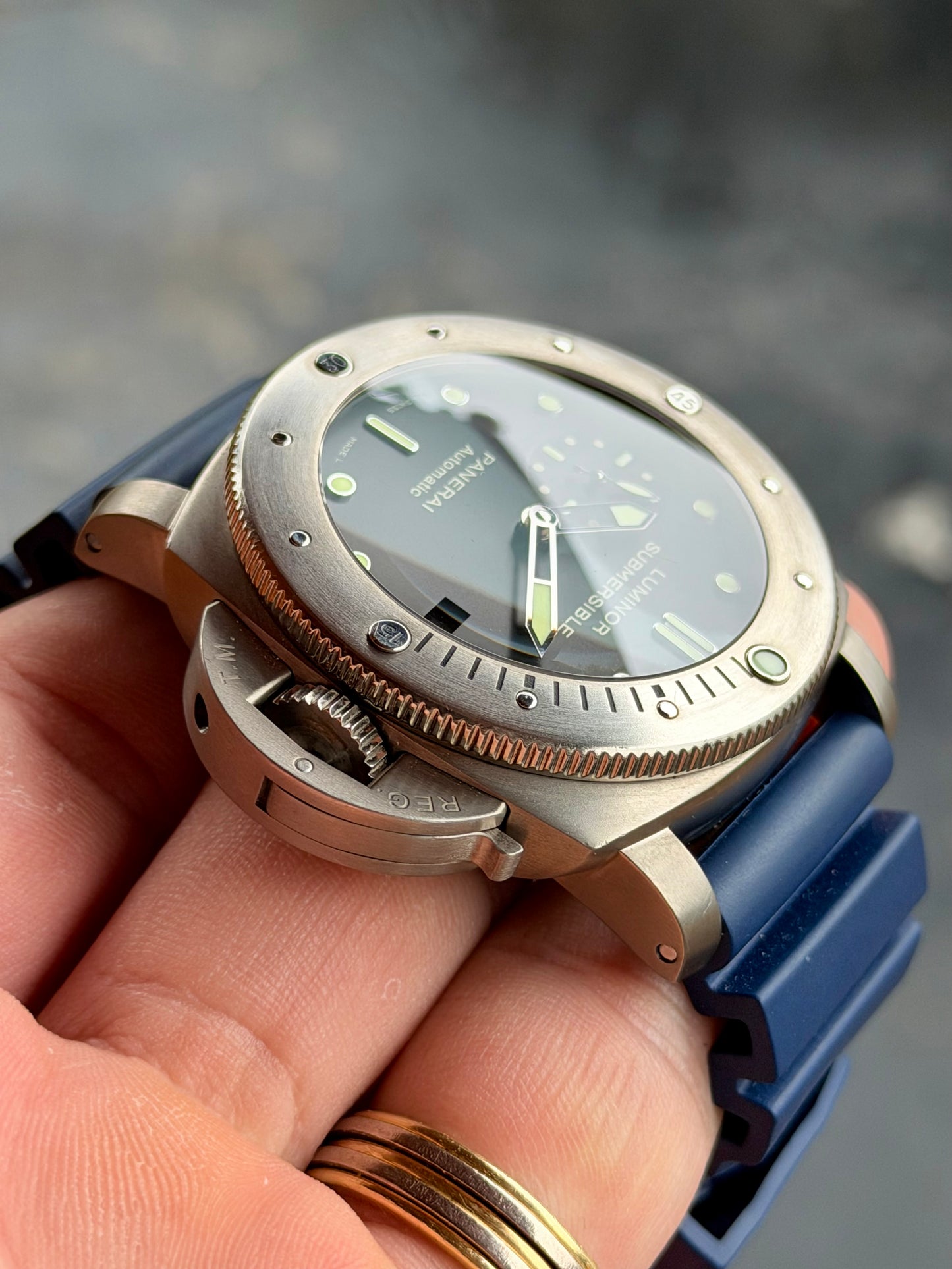 Panerai Luminor Submersible 1950 Titanio | Full Set PAM00305
