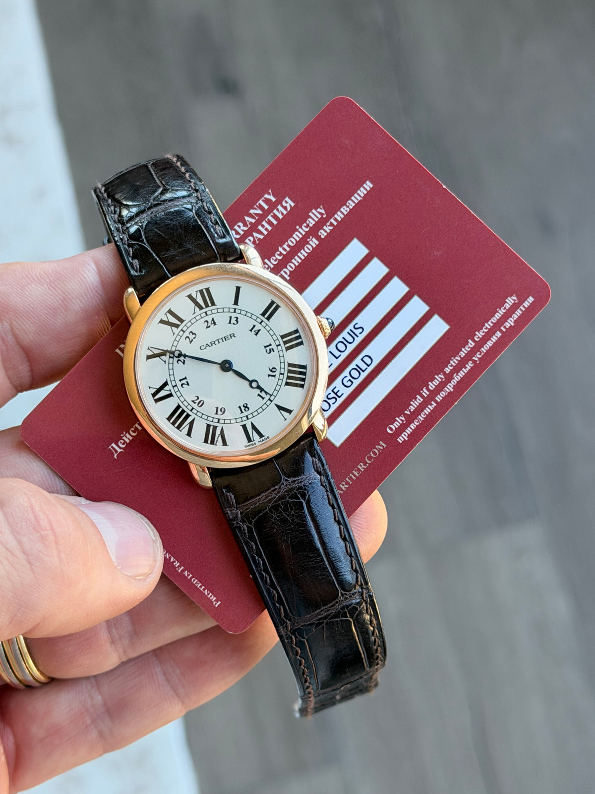 2015 Cartier Ronde Louis Cartier | W6800251 | 18K Rose Gold