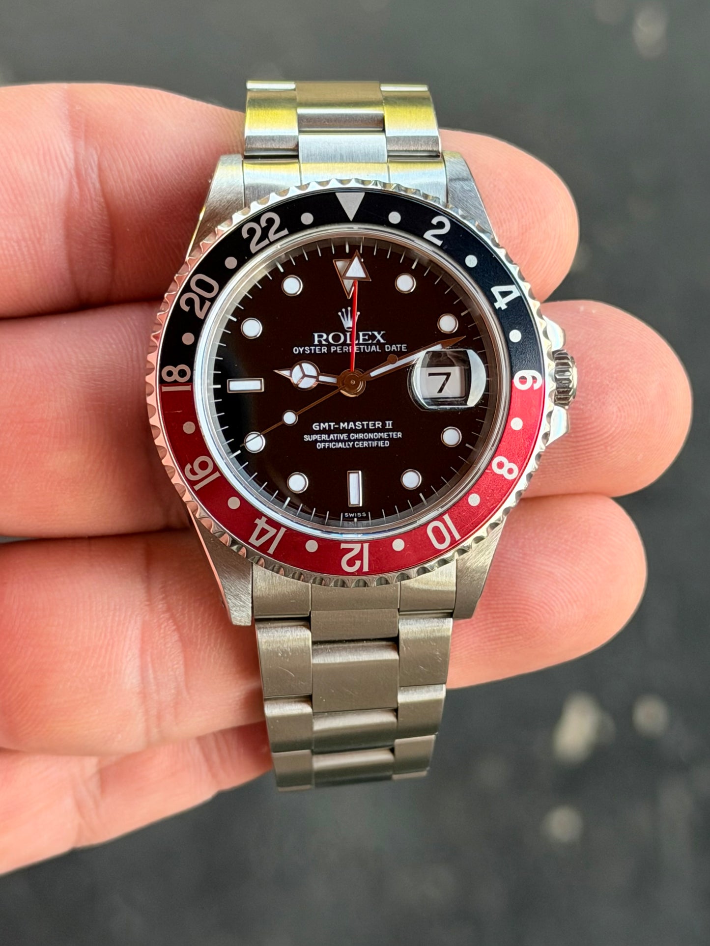 1998 Rolex GMT-Master II 16710 “Coke” | 40mm Steel | Box & Papers