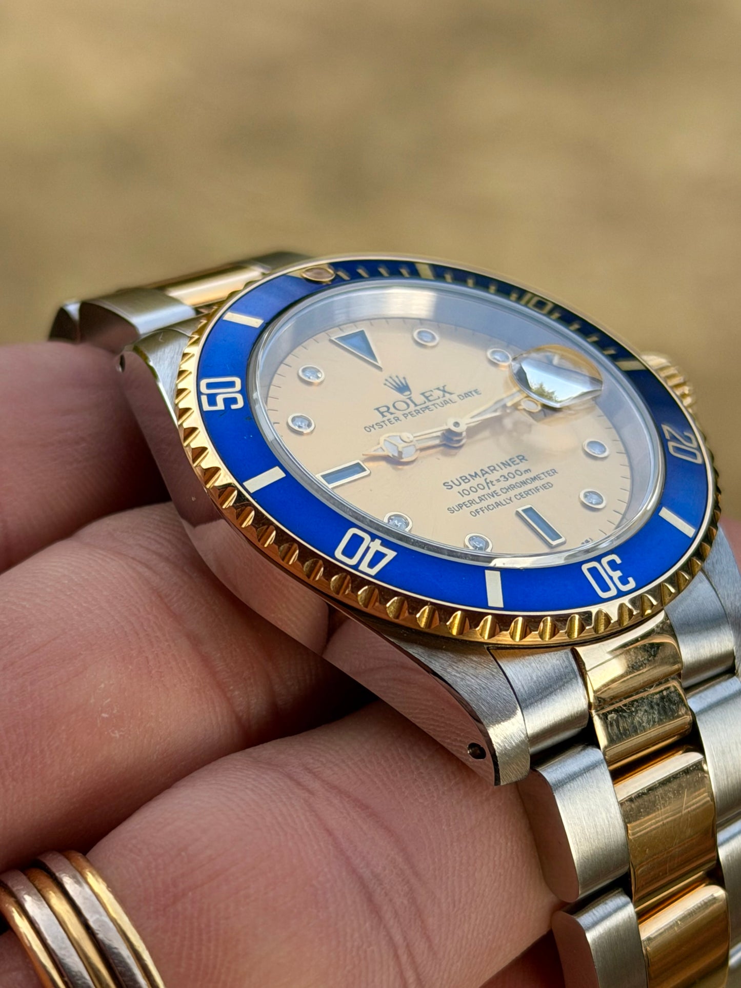 1991 Rolex Submariner Date “Serti” | Champagne Dial | Watch Only