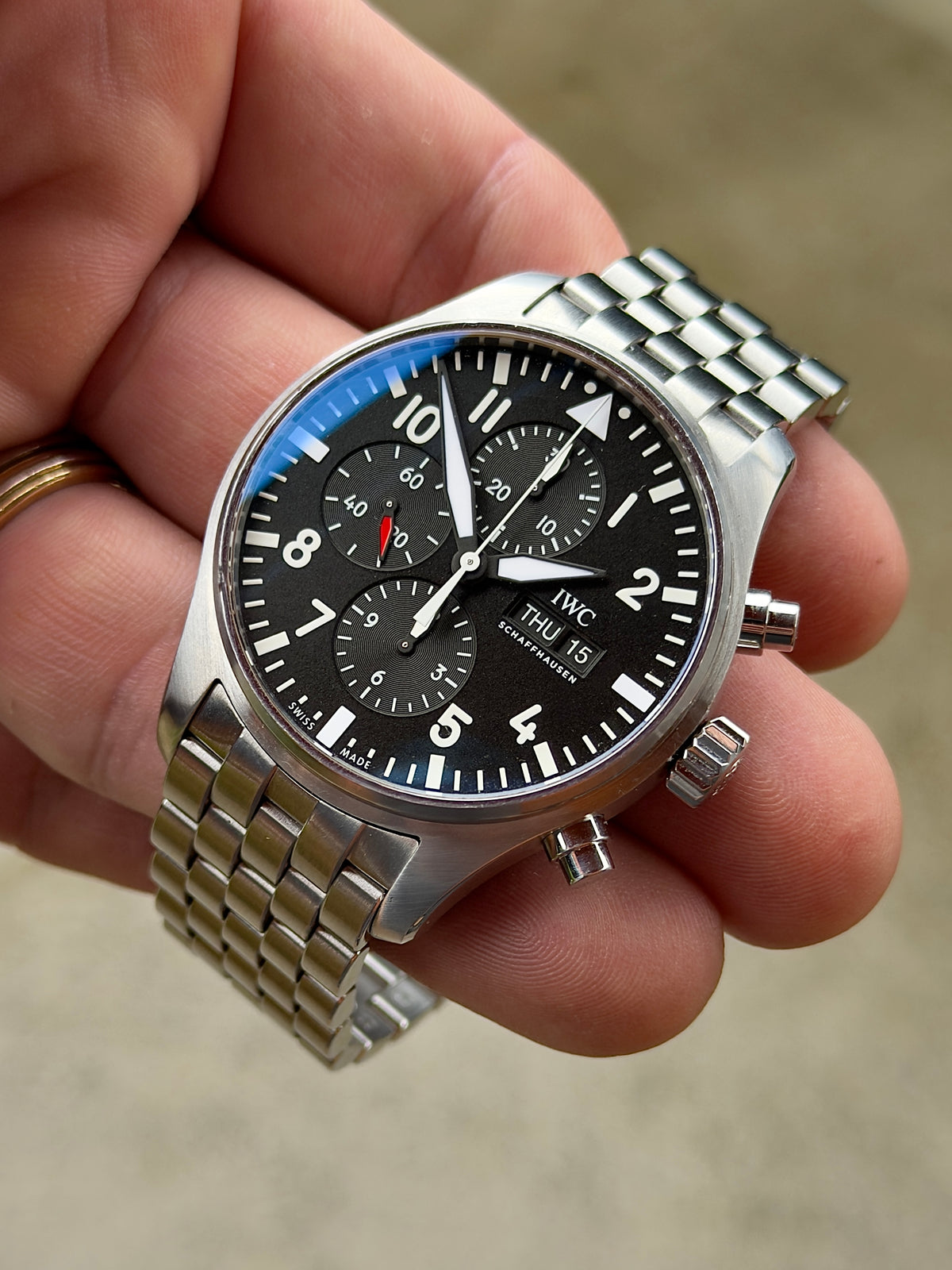 2019 IWC Pilot’s Watch Chronograph | IW377710 | Black Dial
