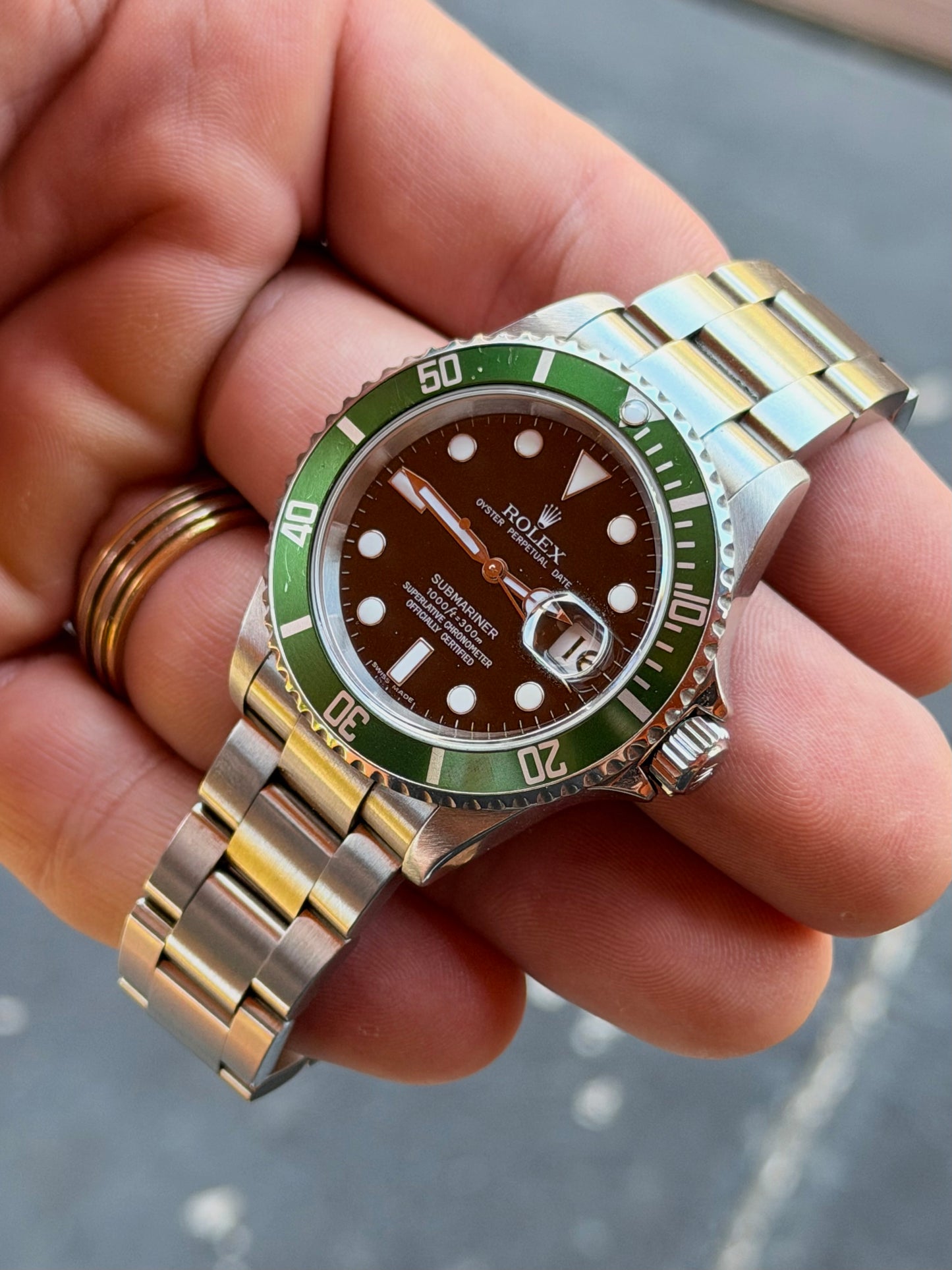 2005 Rolex Submariner “Kermit” | Box & Books | 16610LV