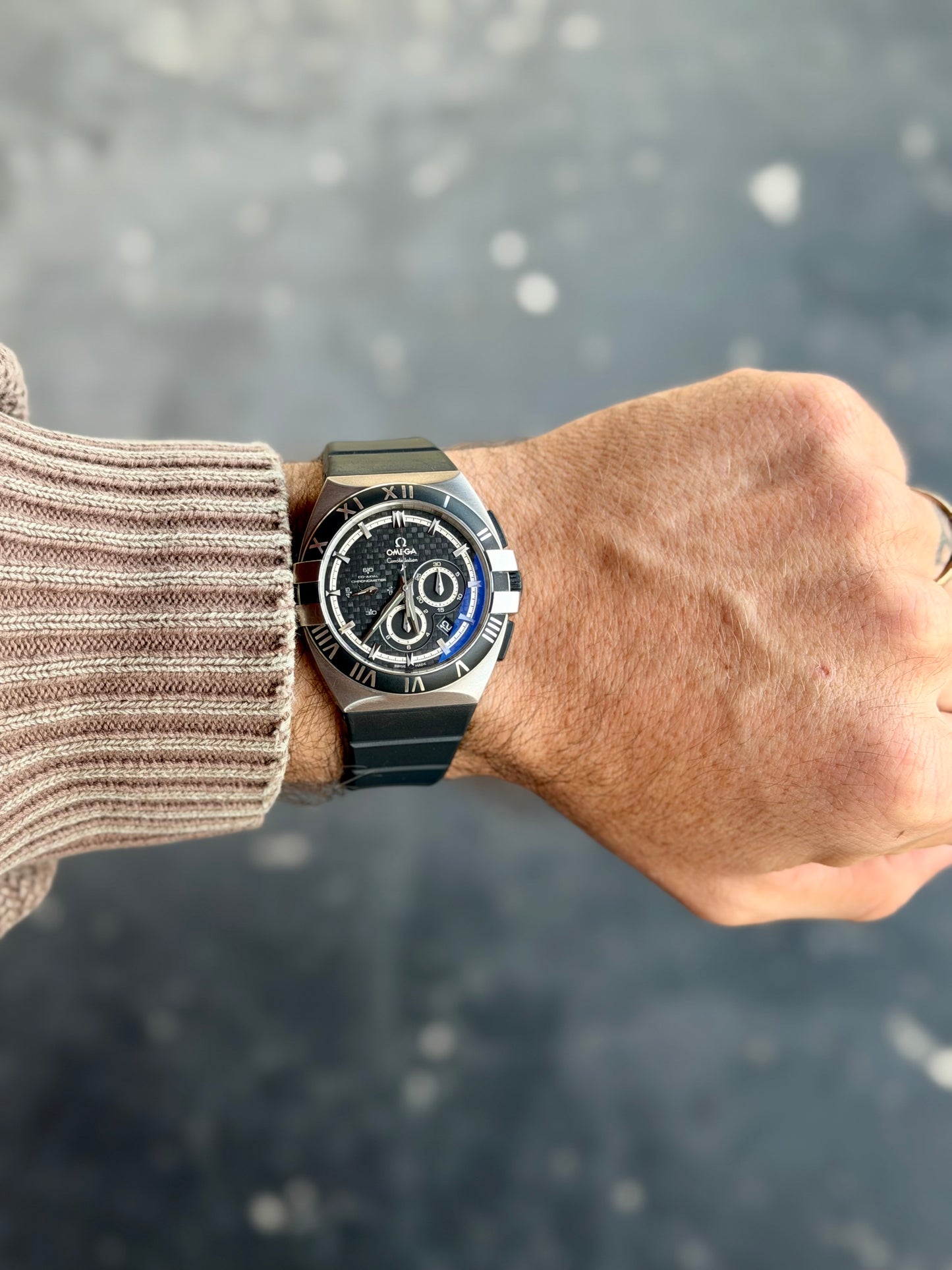 2008 Omega Constellation Double Eagle Co-Axial Chronograph | Mission Hills World Cup | 41mm Titanium | Full Set