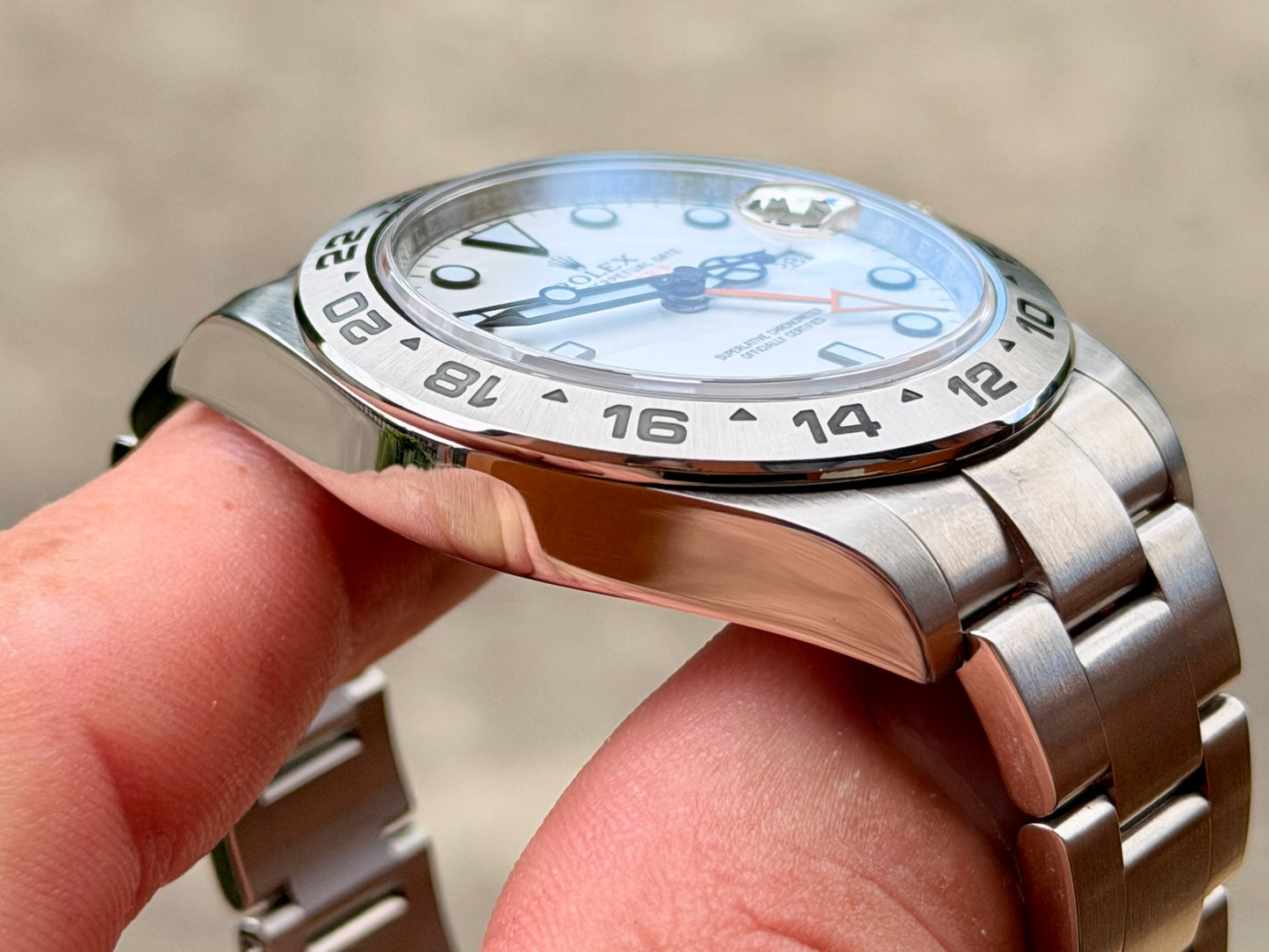 2017 Rolex Explorer II 216570 Polar - Full Set