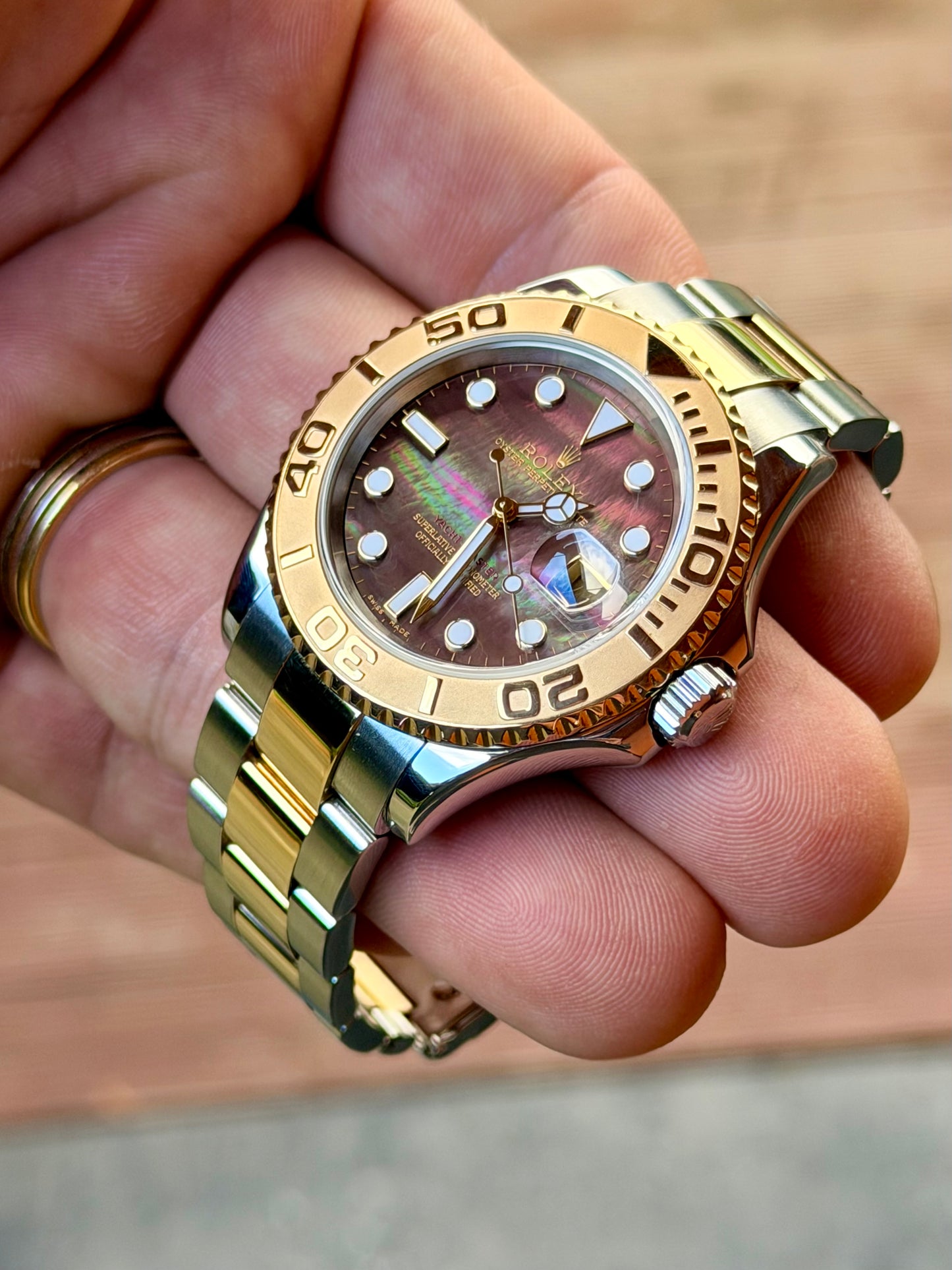 2005 Rolex Yacht-Master 16623 | Tahitian Mother of Pearl Dial