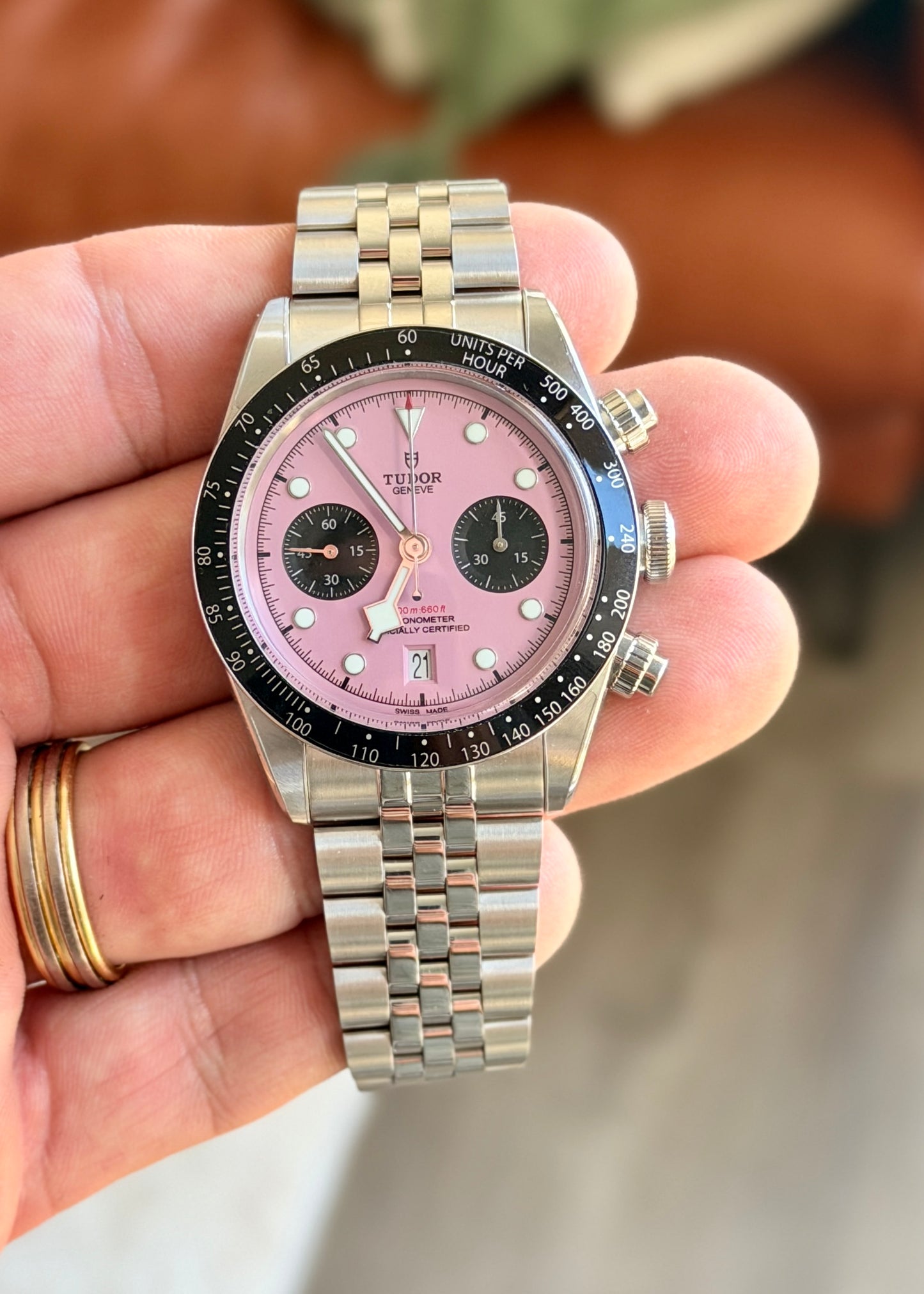 2024 LNIB Tudor Flamingo Chrono - Full Set + Protective Stickers