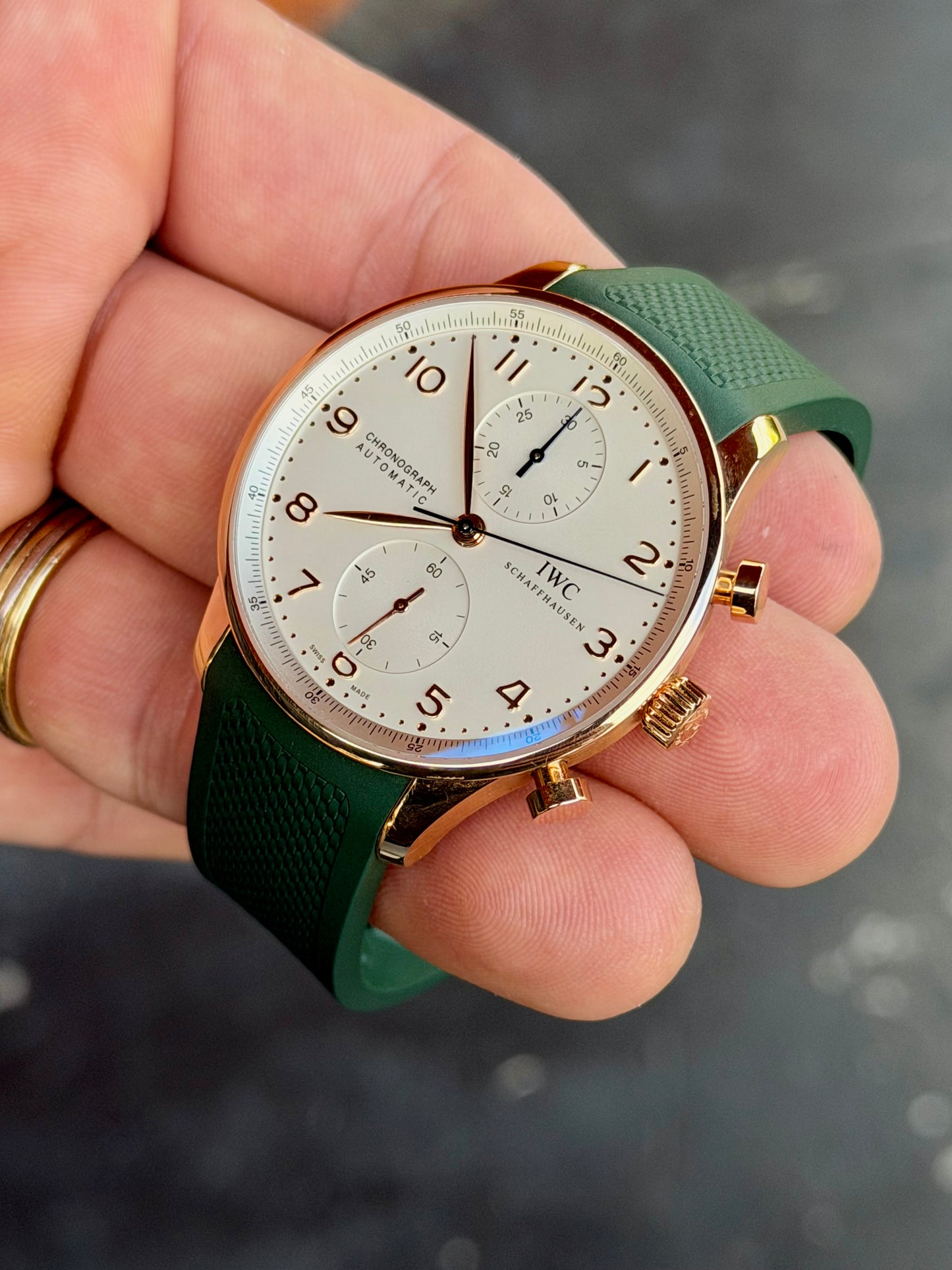 2014 IWC Portuguese Chronograph 40.9mm 18k Rose Gold | IW371480