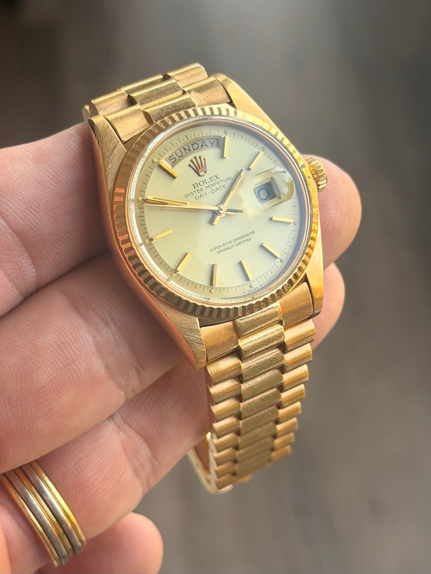 1975 Rolex Day-Date 36 | 1803 | 18K Yellow Gold