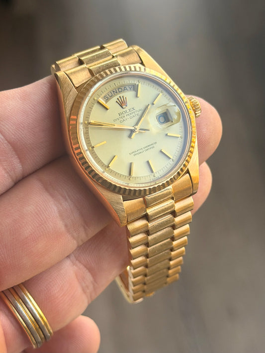 1975 Rolex Day-Date 36 | 1803 | 18K Yellow Gold