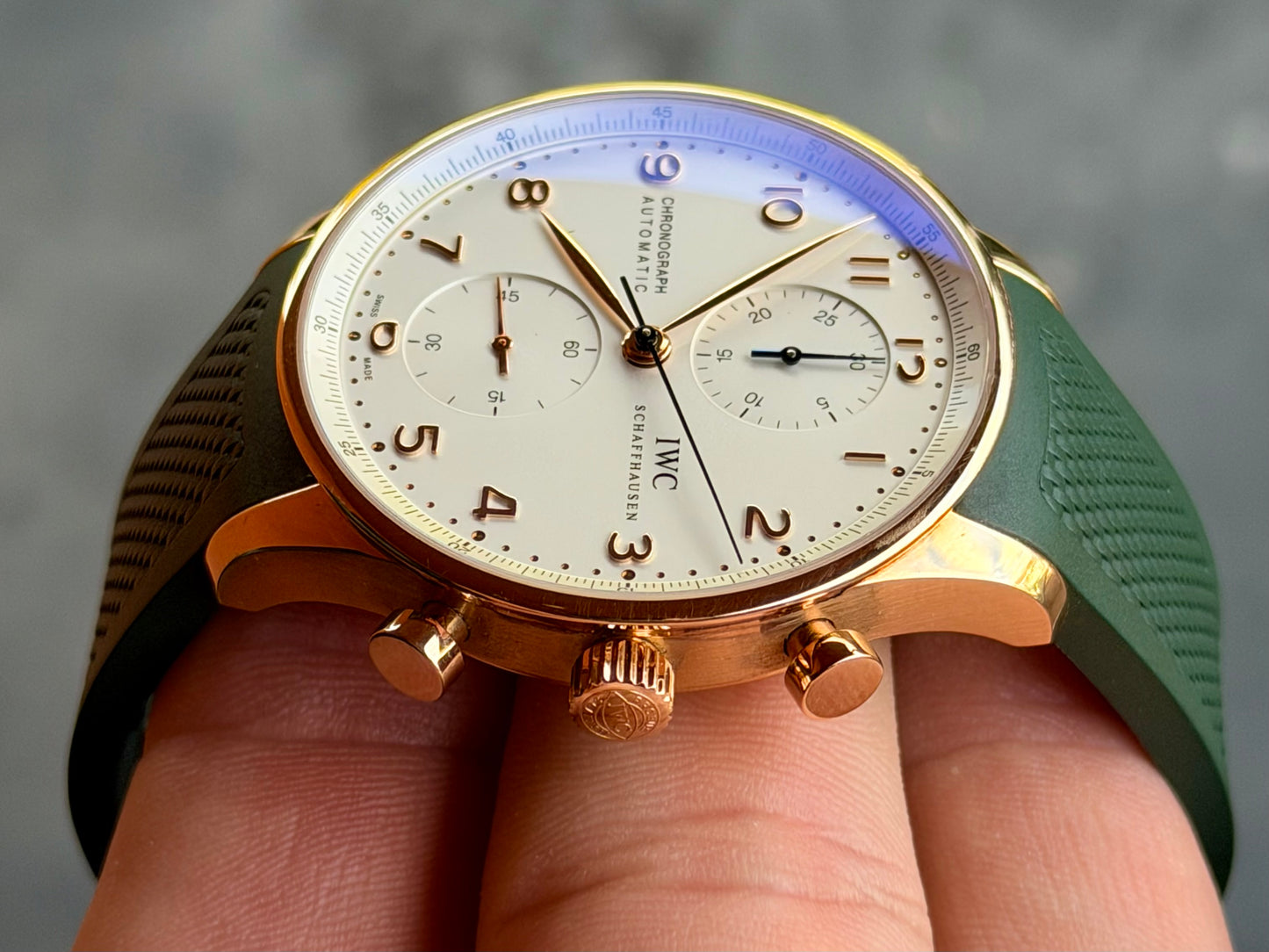 2014 IWC Portuguese Chronograph 40.9mm 18k Rose Gold | IW371480